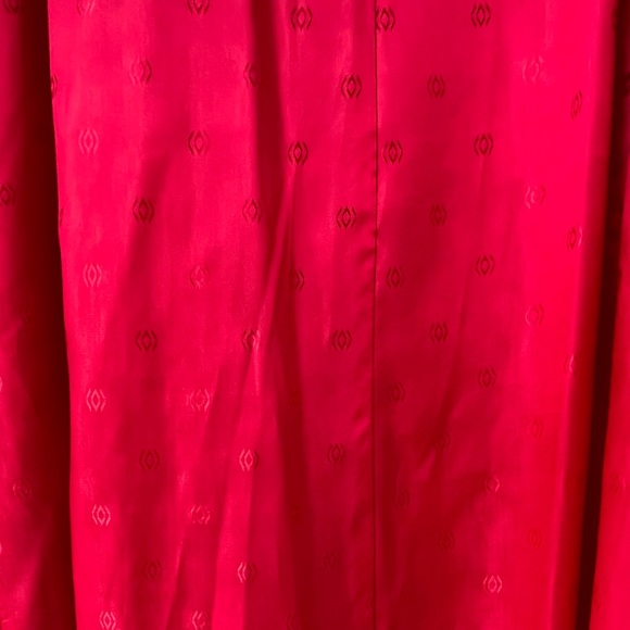 Red Wool Maxi Coat Vintage Spiegel - Picture 4 of 13